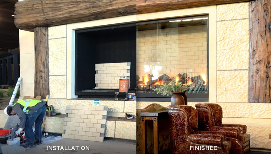 Gaylord Rockies Resort - Fireplace Installation